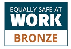 bronze safe at work badge