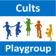 The organisation logo for Cults Playgroup
