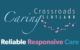 The organisation logo for Crossroads Caring Scotland