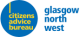 The organisation logo for Glasgow North West Citizens Advice Bureau