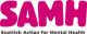 The organisation logo for Scottish Action for Mental Health