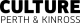 The organisation logo for Culture Perth and Kinross