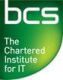 The organisation logo for BCS, The Chartered Institute for IT