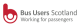 The organisation logo for Bus Users Scotland