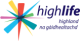 The organisation logo for High Life Highland