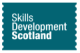 The organisation logo for Skills Development Scotland
